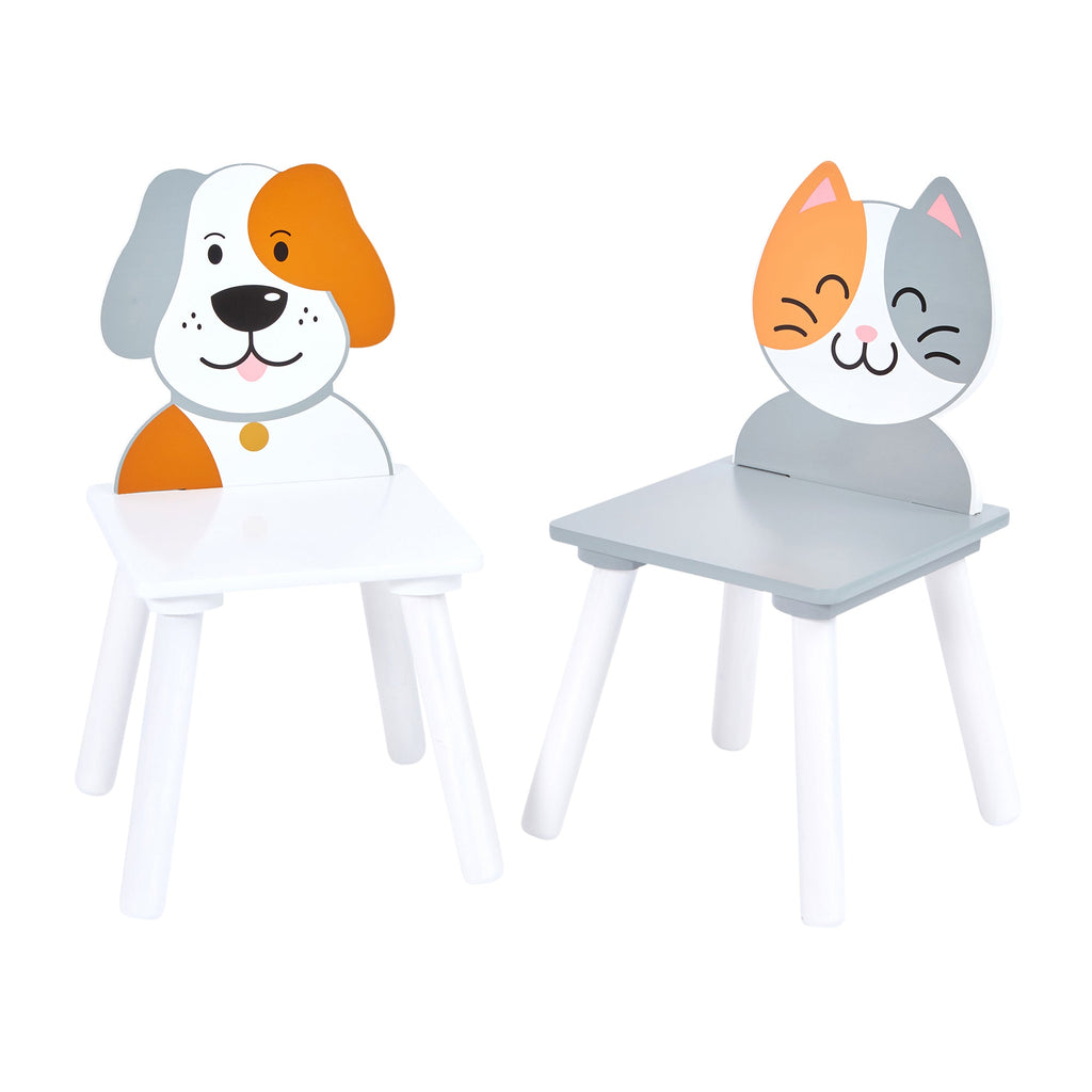 Nursery Liberty House Children's Wooden Cat and Dog Table & Chairs Liberty House Toys The Little Baby Brand