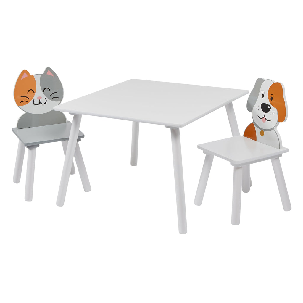 Nursery Liberty House Children's Wooden Cat and Dog Table & Chairs Liberty House Toys The Little Baby Brand