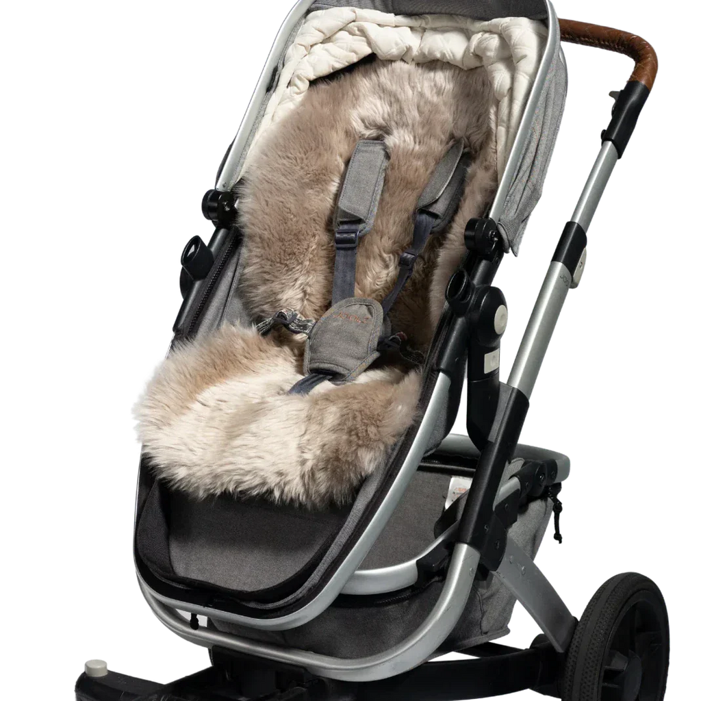 Sheepskin pram liner redsbaby on sale