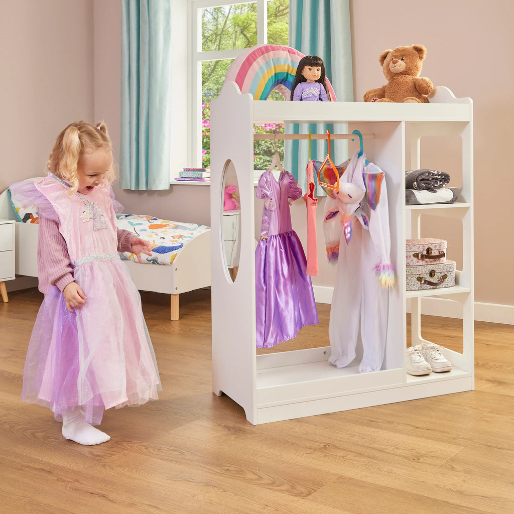 dressing up rail Kids Dressing Rail with Mirror Liberty House Toys The Little Baby Brand