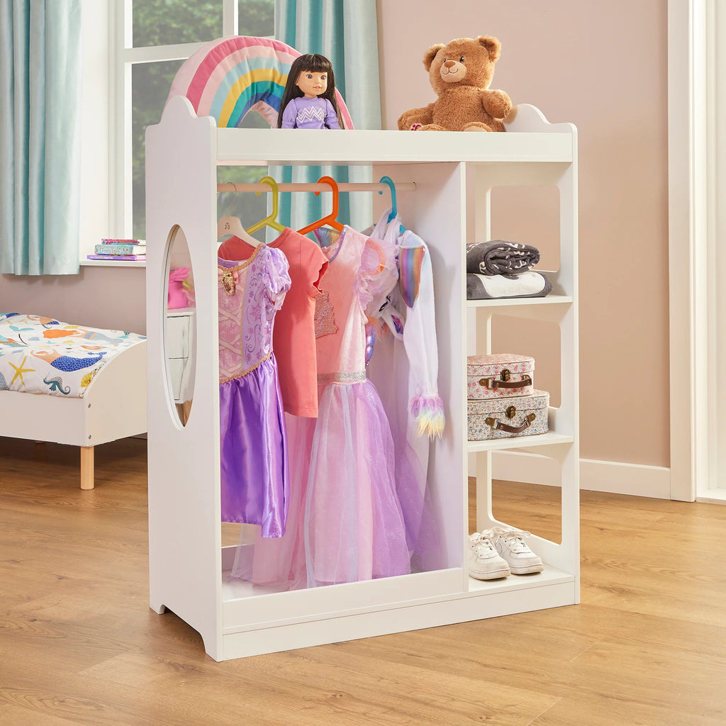 dressing up rail Kids Dressing Rail with Mirror Liberty House Toys The Little Baby Brand