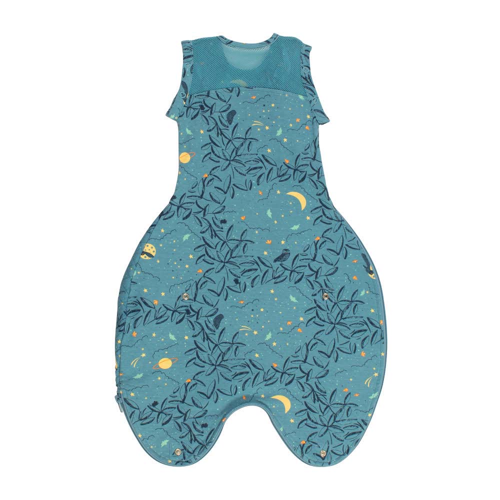 swaddle and Sleeping bag Purflo Swaddle To Sleep Bag 2.5Tog Stargazer Midnight 0-4M The Little Baby Brand The Little Baby Brand