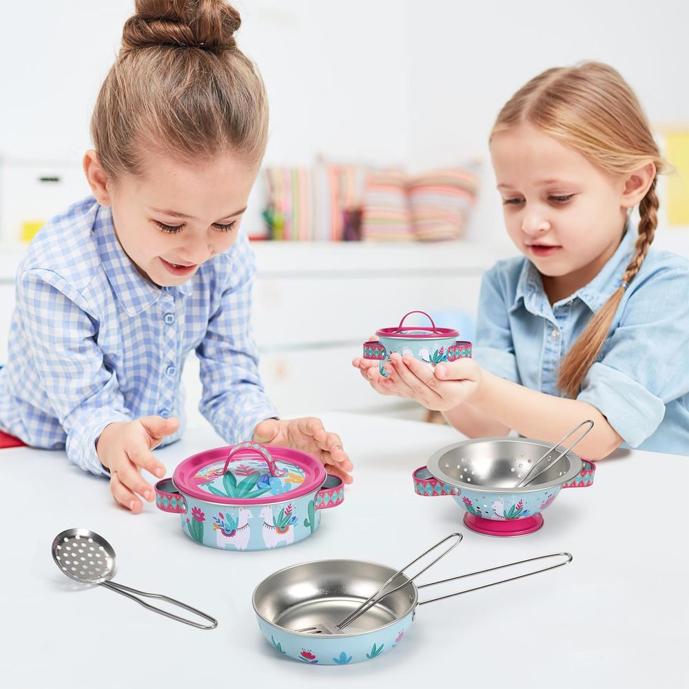 Toy Cookware Llama Toy Kitchen Set SOKA Play Imagine Learn The Little Baby Brand