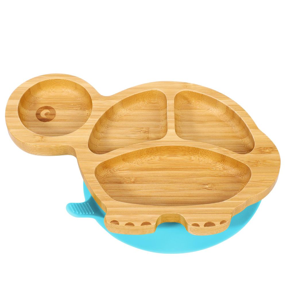 Baby weaning sets Bamboo Turtle Plate, Bowl & Spoon Set Vinsani The Little Baby Brand