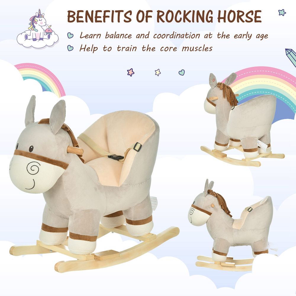 rocking horse Kids Ride-On Rocking Donkey Unbranded The Little Baby Brand