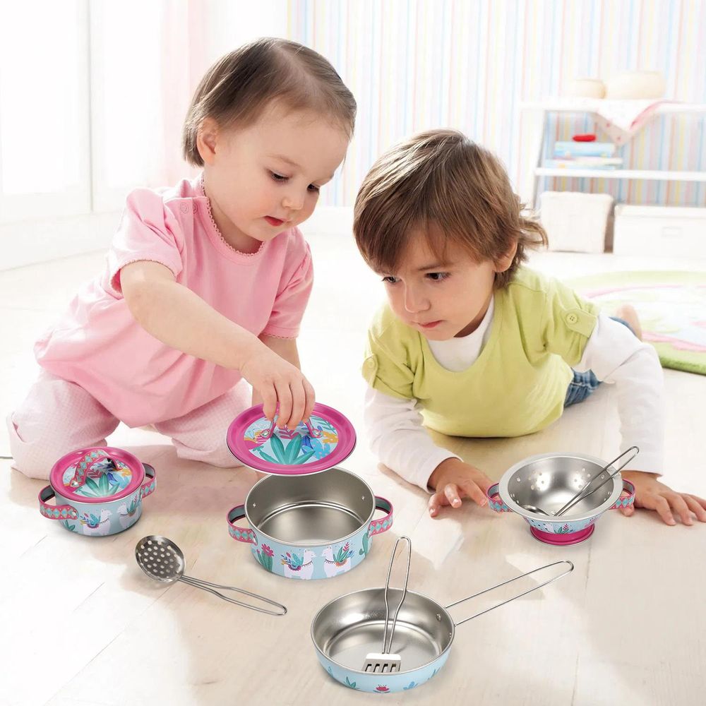 Toy Cookware Llama Toy Kitchen Set SOKA Play Imagine Learn The Little Baby Brand