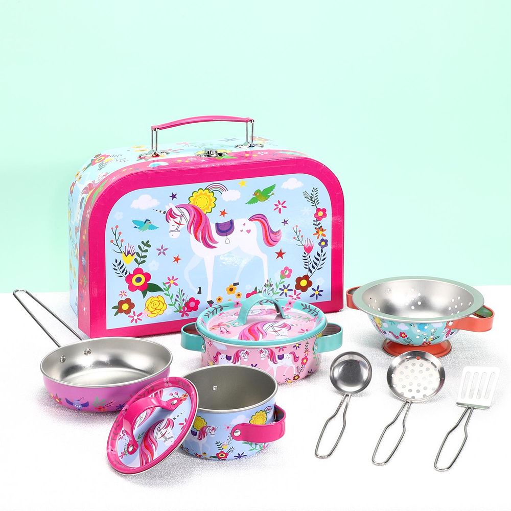 Toy Cookware Unicorn Toy Kitchen Set SOKA Play Imagine Learn The Little Baby Brand