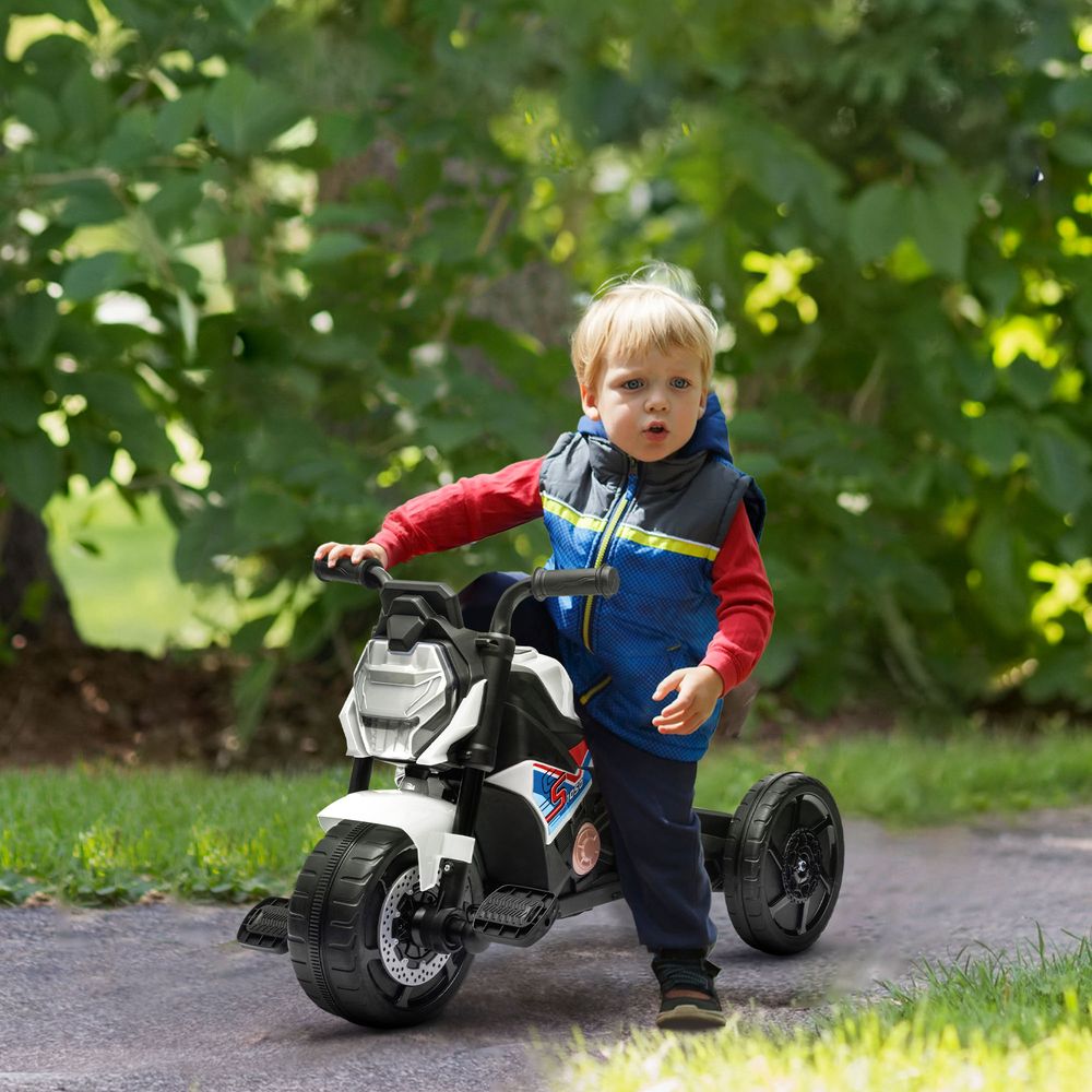 AIYAPLAY 3 in 1 Baby Trike with Headlights, Music, Horn - White AIYAPLAY The Little Baby Brand