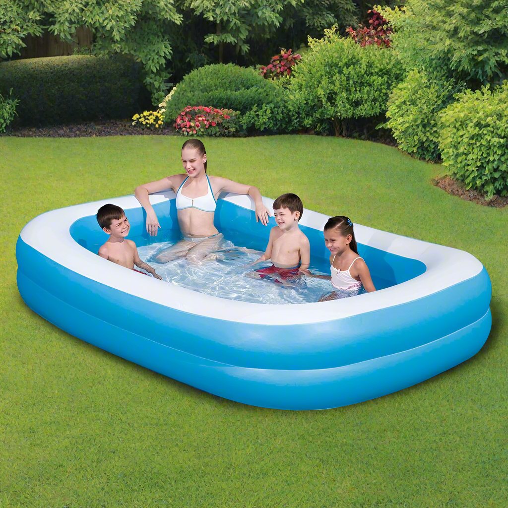 Jumbo Paddling Pool 2.6m x1.75m x 50cm JIL-10291 Unbranded The Little Baby Brand