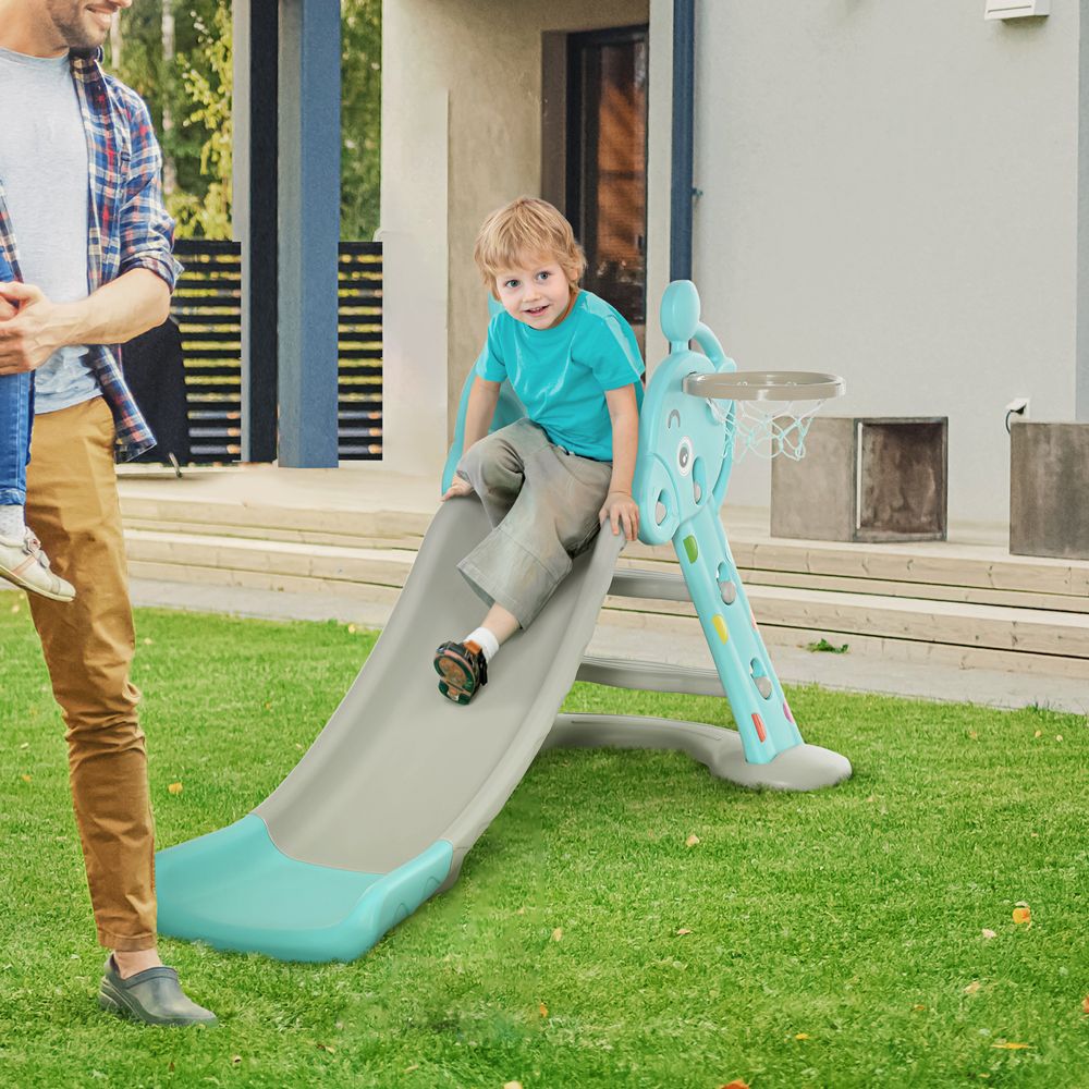 toddler slide 2-in-1 Kids Slide with Basketball Hoop Unbranded The Little Baby Brand