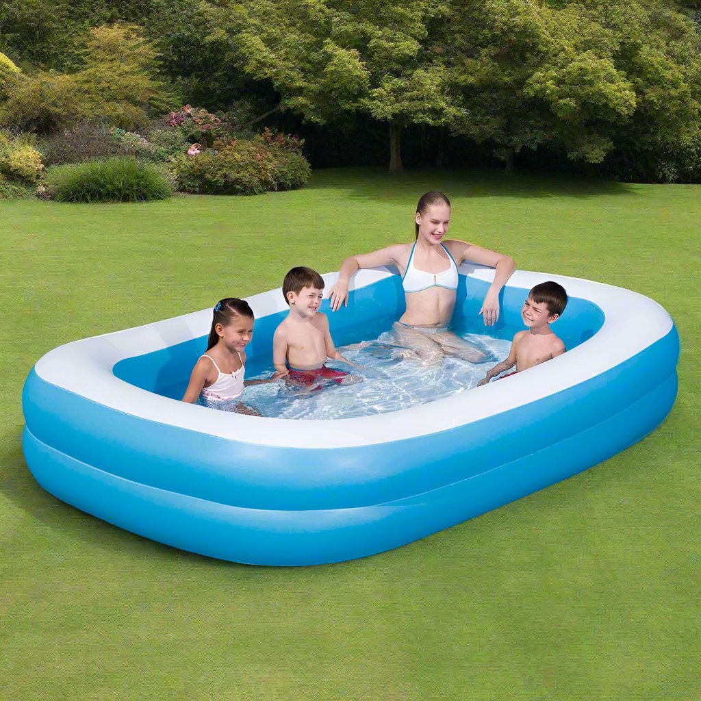 Jumbo Paddling Pool 2.6m x1.75m x 50cm JIL-10291 Unbranded The Little Baby Brand