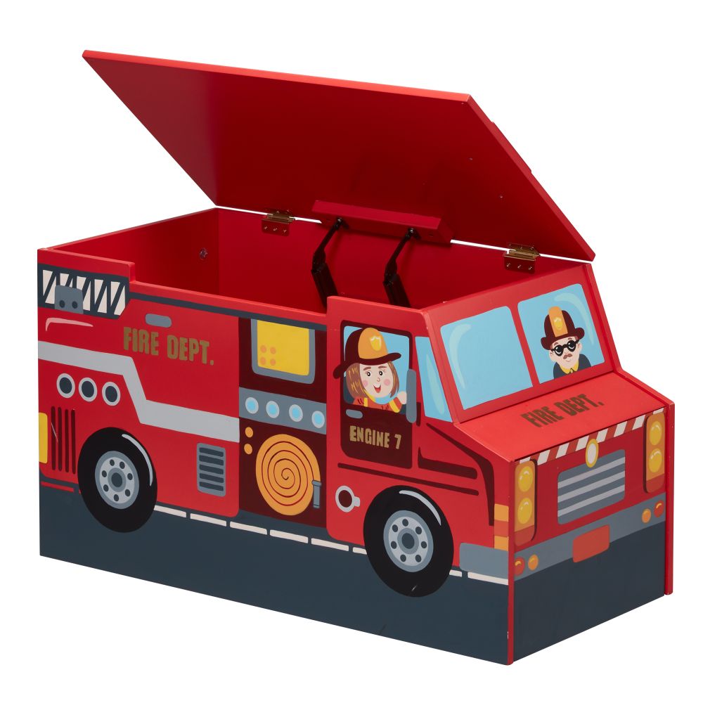 Wooden Toy Box Fire Engine Toy Box Fantasy Fields The Little Baby Brand