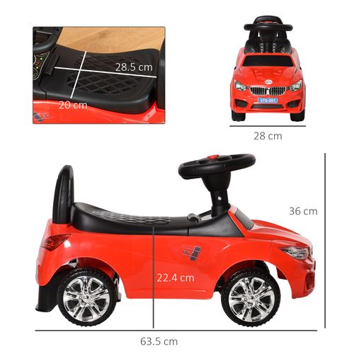 Ride on Car Baby Toddler Walker Foot to Floor Sliding Car Slider Red HOMCOM The Little Baby Brand