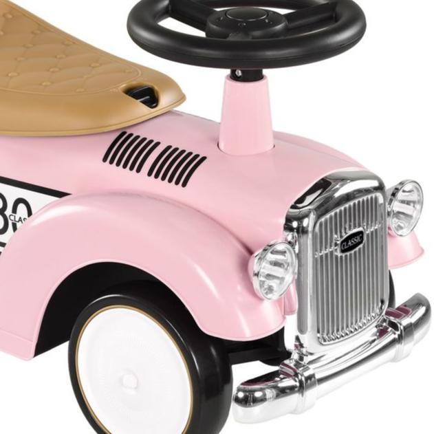 AIYAPLAY Foot To Floor Slider with Steering Wheel for 12-36 Months Pink AIYAPLAY The Little Baby Brand