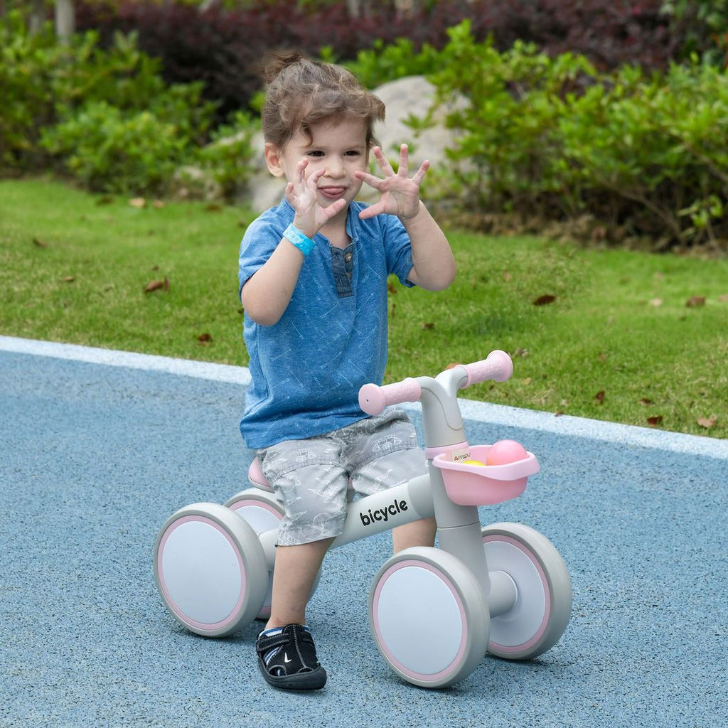 AIYAPLAY Kids Balance Bike for 1-3 Years Old with Adjustable Seat, Pink AIYAPLAY The Little Baby Brand