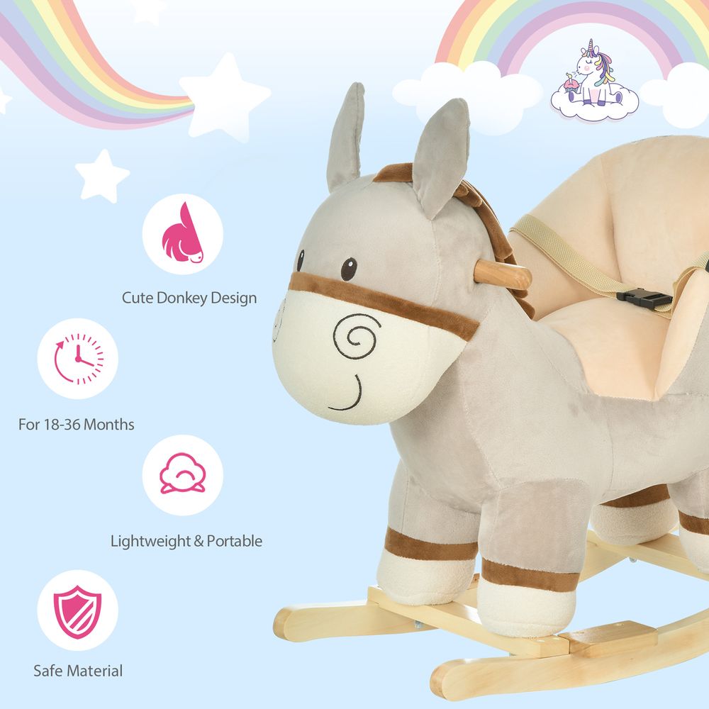 rocking horse Kids Ride-On Rocking Donkey Unbranded The Little Baby Brand