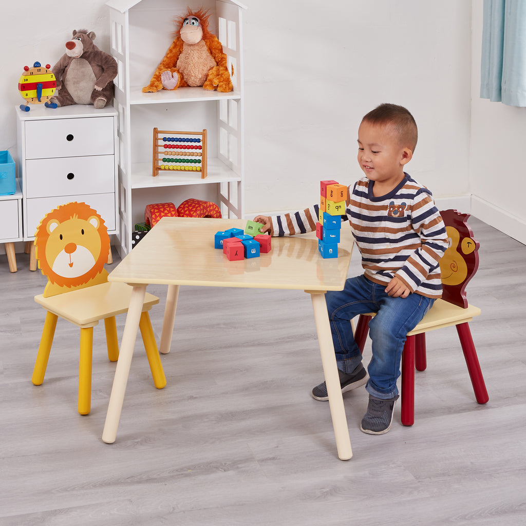 Nursery Liberty House Children's Wooden Jungle Table & Chairs Liberty House Toys The Little Baby Brand