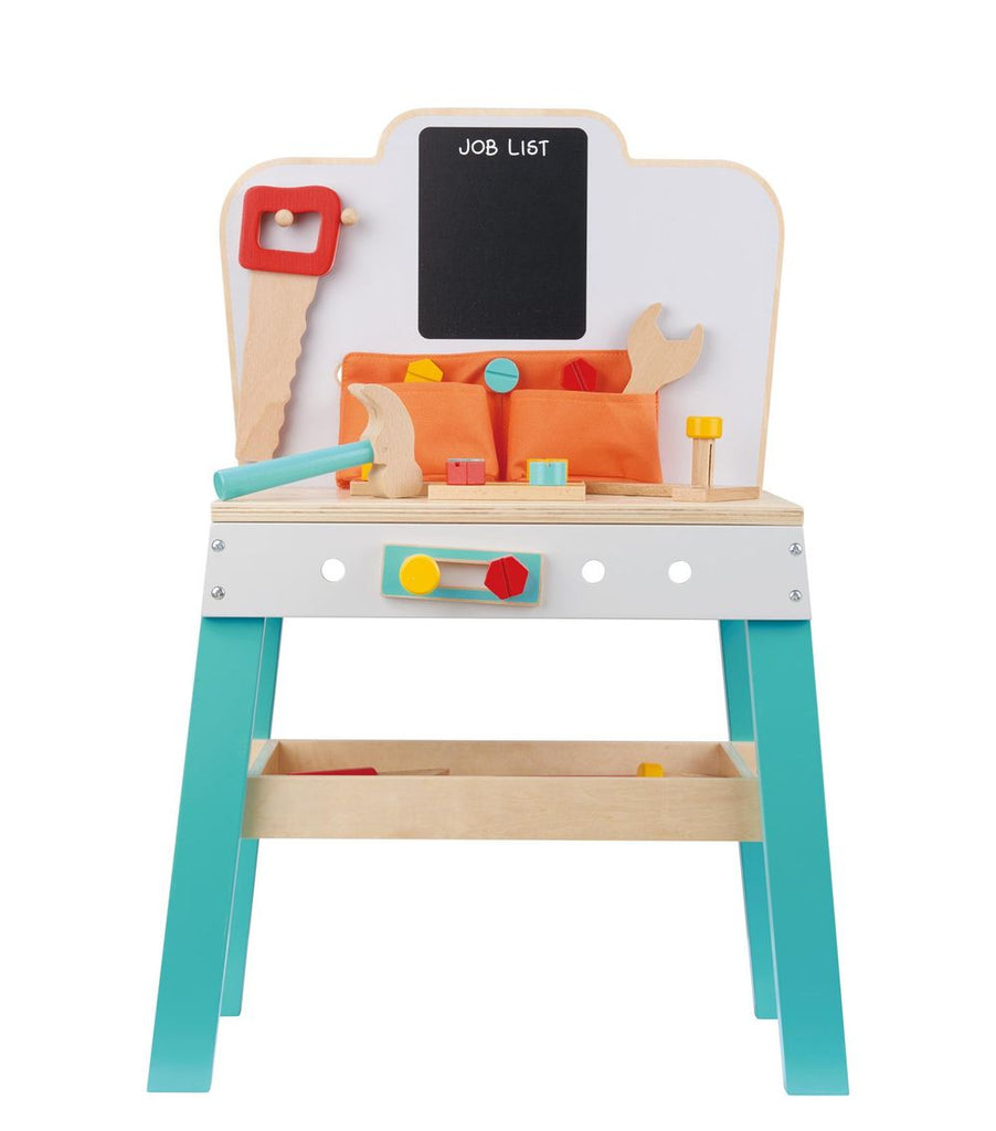 Wooden Toys Wooden Children's Carpentry Construction Work Bench Lelin The Little Baby Brand